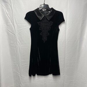 KILLSTAR Mortina Velvet Skater Dress - Sz XS